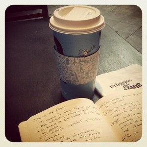 Una café y mis notas