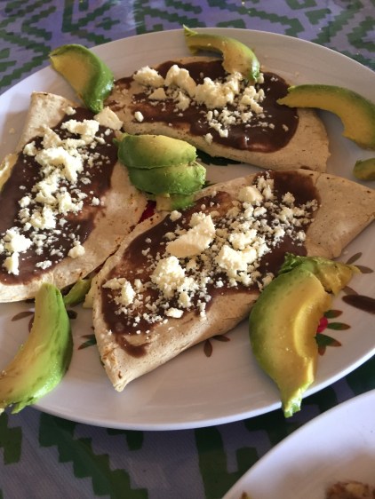 quesadillas, oaxaca, mitla, aguacate, avocado, mexican avocado, oaxaca cheese, beans, avocat